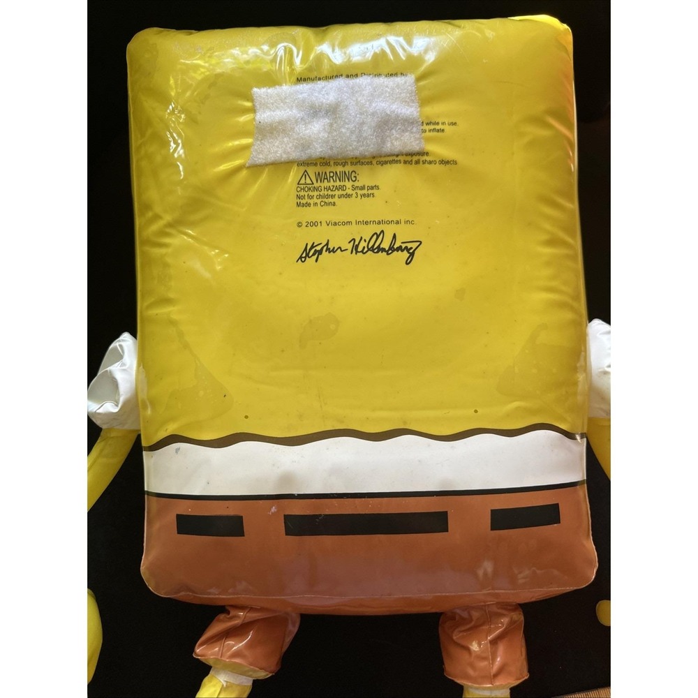 Rare Nickelodeon SpongeBob SquarePants 2001 Inflatable Ballon Toy SHIPS DEFLATED - Picture 7 of 8